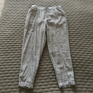 Old Navy | Women's Striped High Rise, Straight Taper Pants- Size L